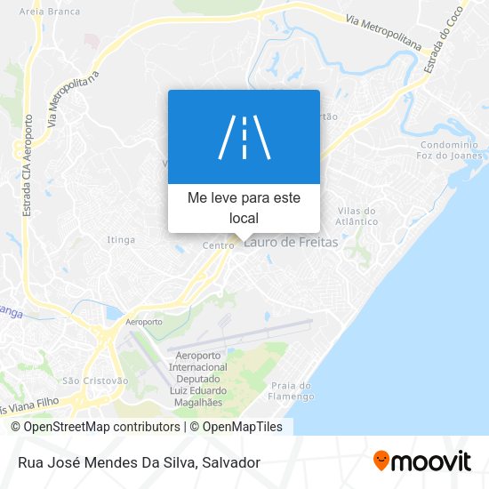 Rua José Mendes Da Silva mapa
