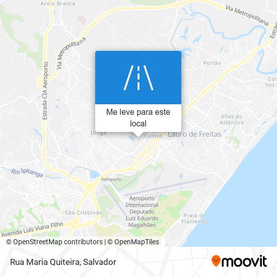 Rua Maria Quiteira mapa