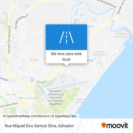 Rua Miguel Dos Santos Silva mapa