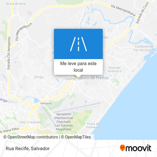 Rua Recife mapa