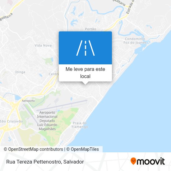 Rua Tereza Pettenostro mapa