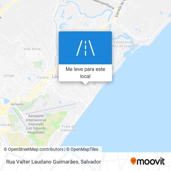 Rua Valter Laudano Guimarães mapa