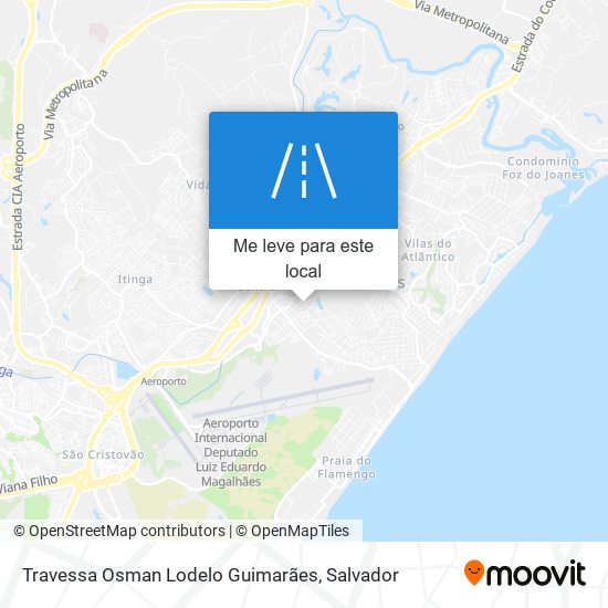 Travessa Osman Lodelo Guimarães mapa