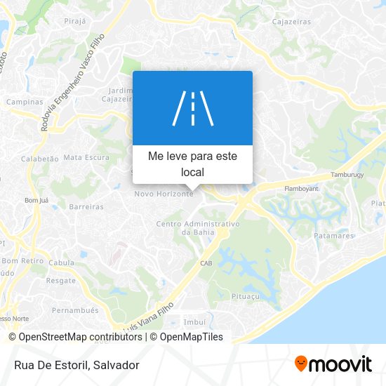 Rua De Estoril mapa