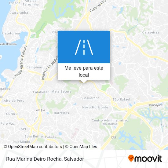 Rua Marina Deiro Rocha mapa