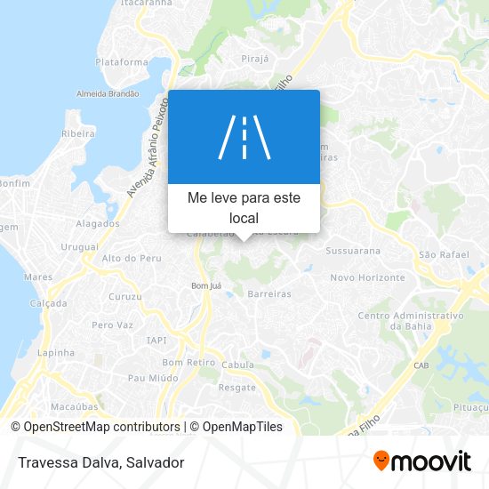 Travessa Dalva mapa
