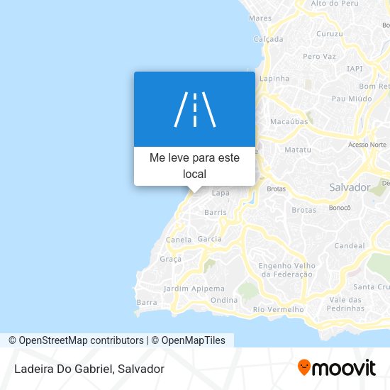 Ladeira Do Gabriel mapa