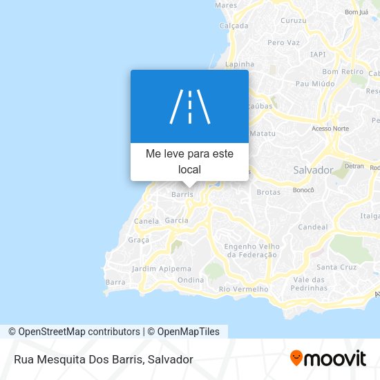 Rua Mesquita Dos Barris mapa