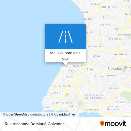 Rua Visconde De Mauá mapa