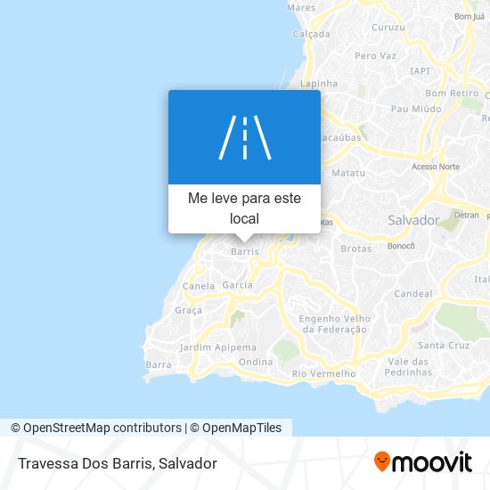 Travessa Dos Barris mapa