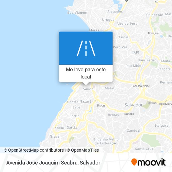 Avenida José Joaquim Seabra mapa