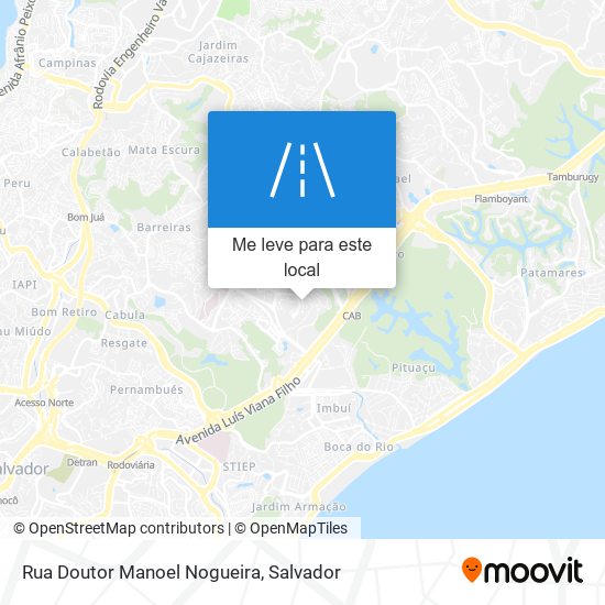 Rua Doutor Manoel Nogueira mapa