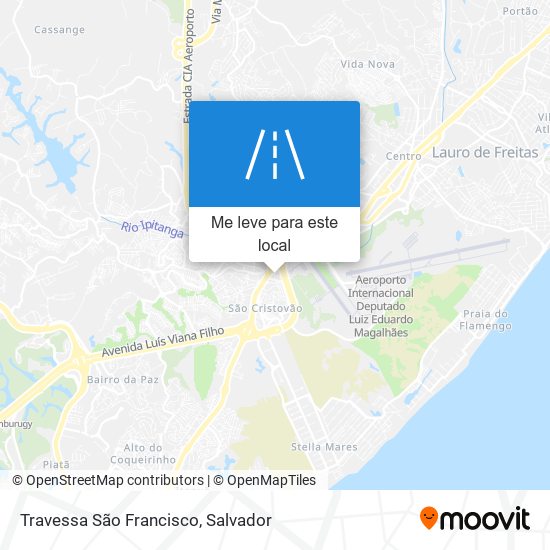 Travessa São Francisco mapa