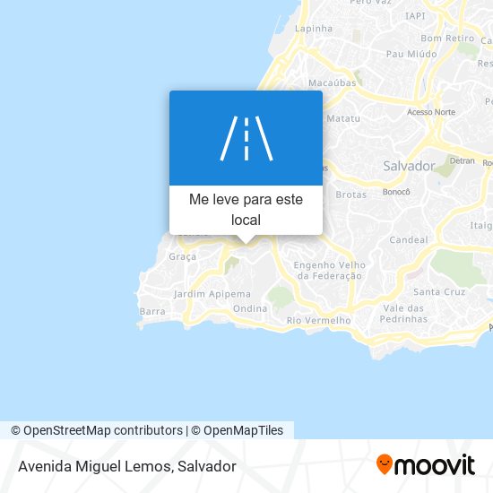 Avenida Miguel Lemos mapa