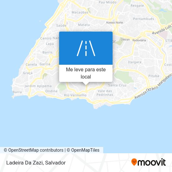 Ladeira Da Zazi mapa