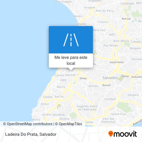 Ladeira Do Prata mapa