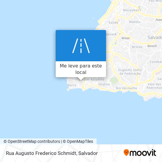 Rua Augusto Frederico Schmidt mapa