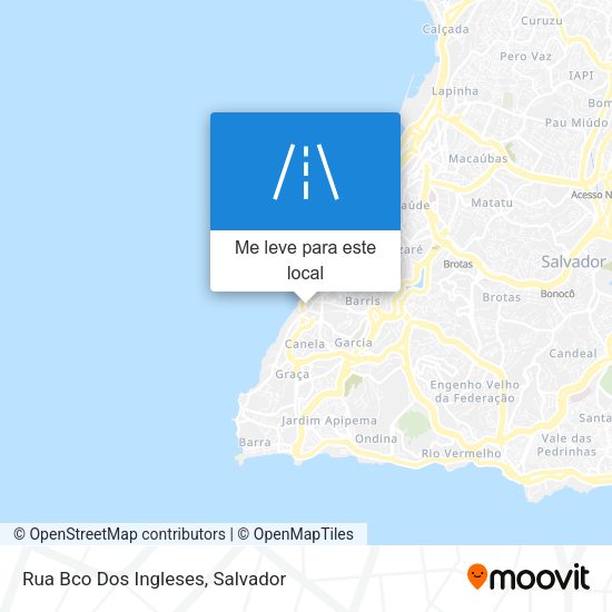 Rua Bco Dos Ingleses mapa