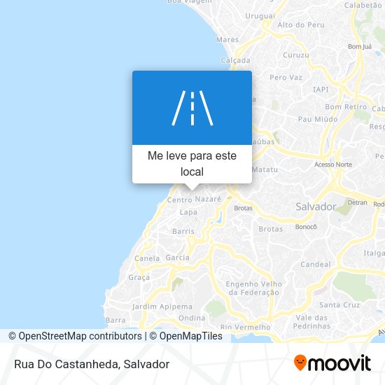 Rua Do Castanheda mapa