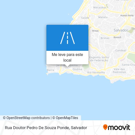 Rua Doutor Pedro De Souza Ponde mapa