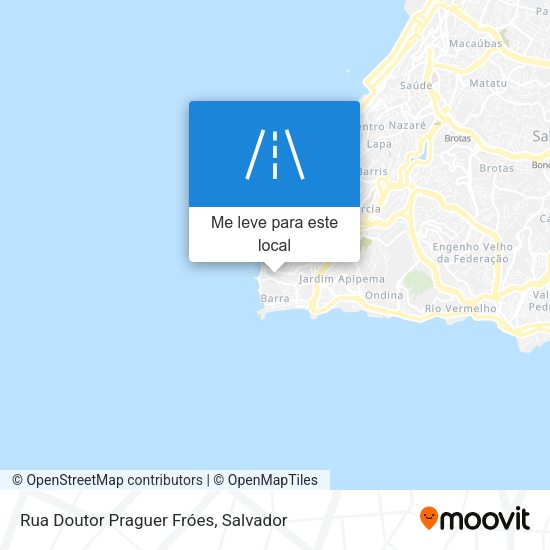 Rua Doutor Praguer Fróes mapa