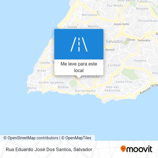 Rua Eduardo José Dos Santos mapa