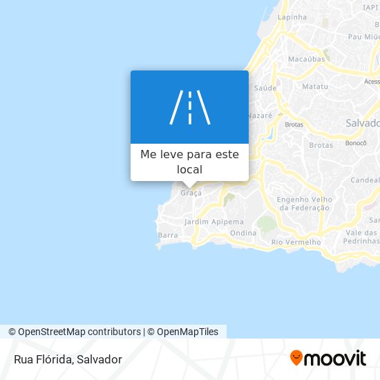 Rua Flórida mapa