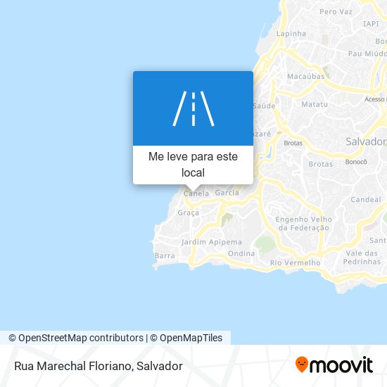 Rua Marechal Floriano mapa