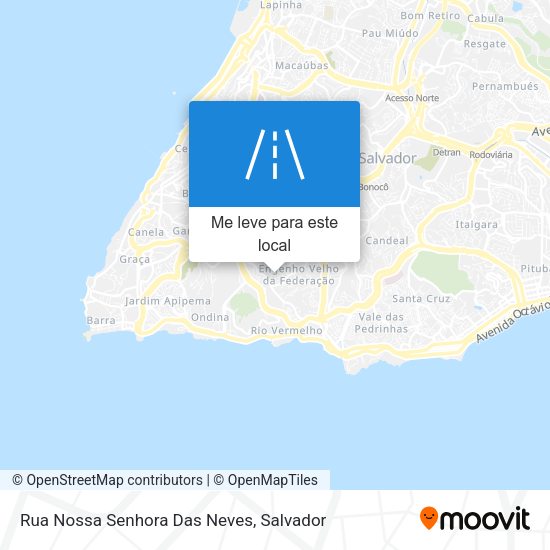 Rua Nossa Senhora Das Neves mapa