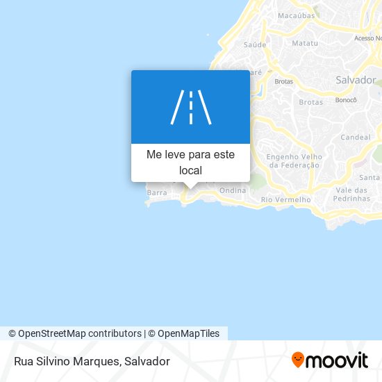 Rua Silvino Marques mapa