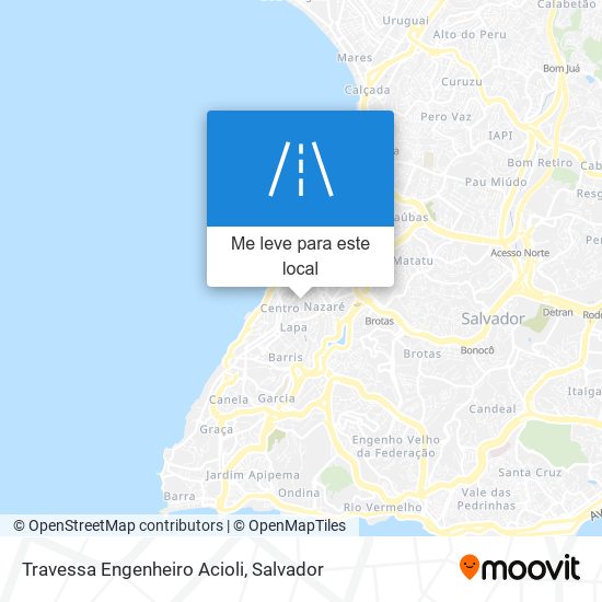 Travessa Engenheiro Acioli mapa