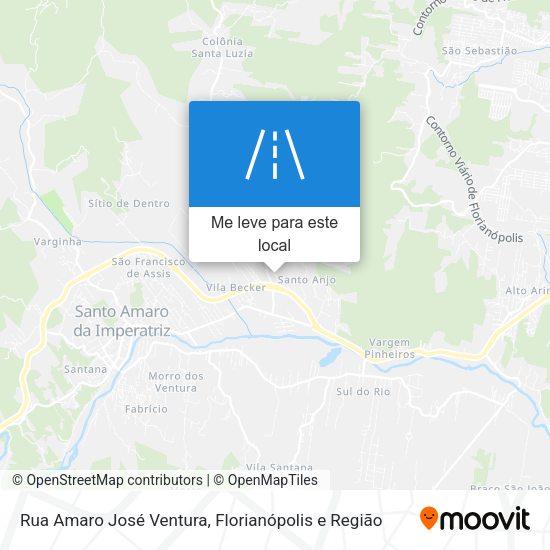 Rua Amaro José Ventura mapa