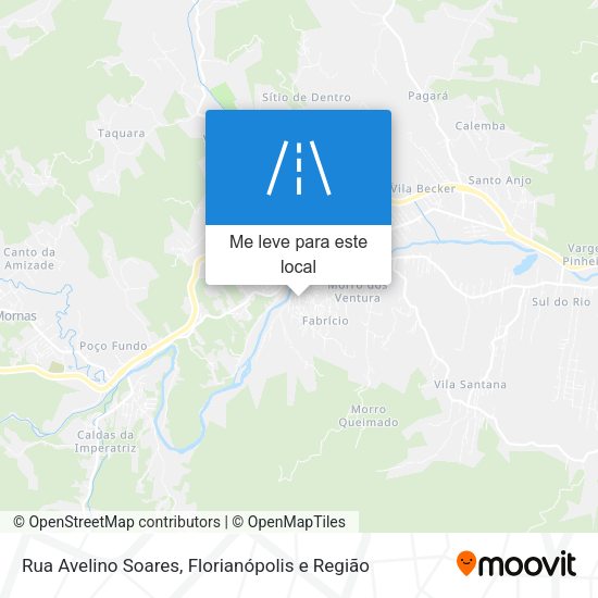 Rua Avelino Soares mapa