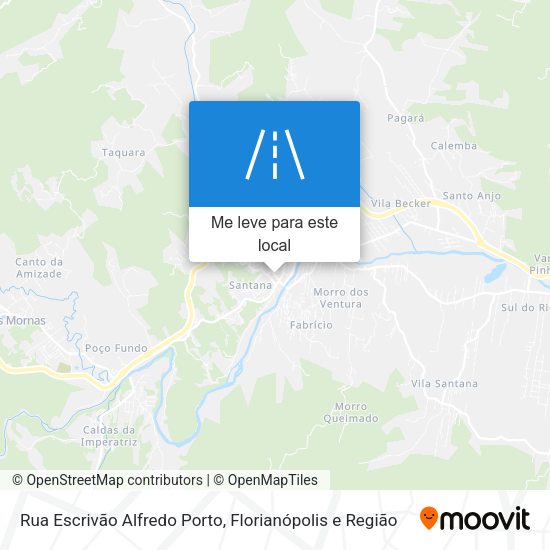 Rua Escrivão Alfredo Porto mapa