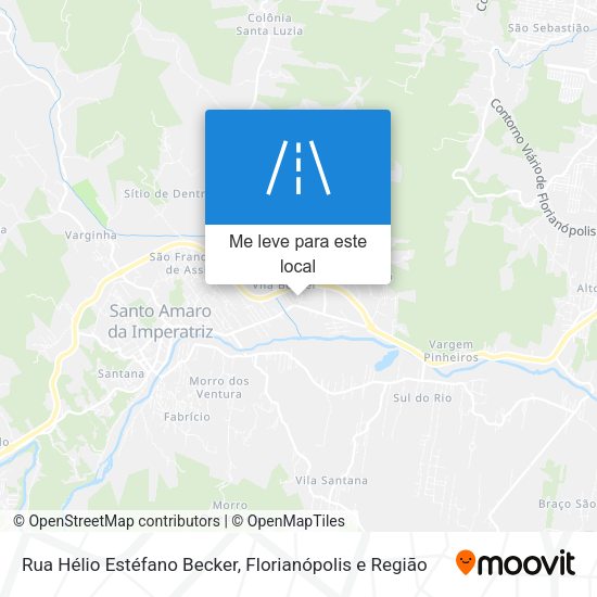 Rua Hélio Estéfano Becker mapa