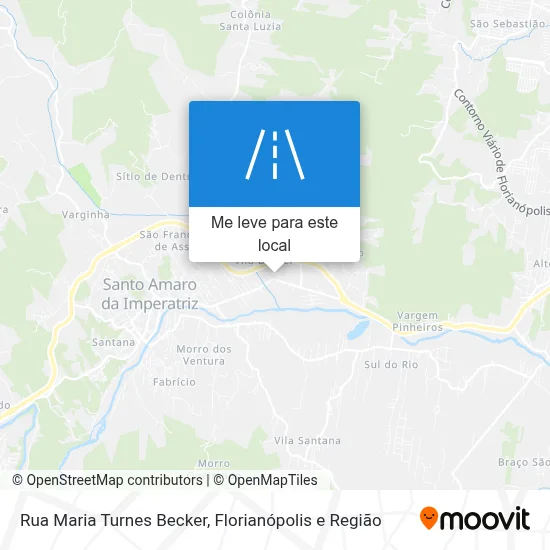 Rua Maria Turnes Becker mapa