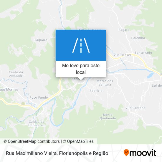 Rua Maximiliano Vieira mapa