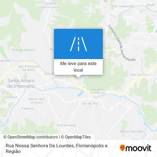 Rua Nossa Senhora De Lourdes mapa
