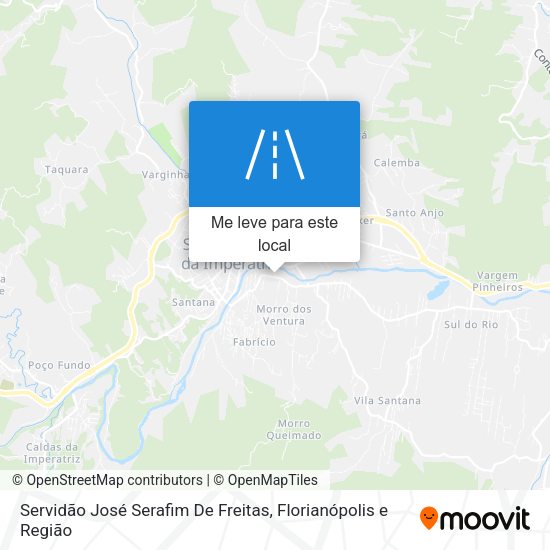 Servidão José Serafim De Freitas mapa