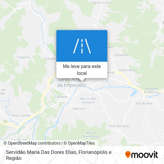 Servidão Maria Das Dores Elias mapa