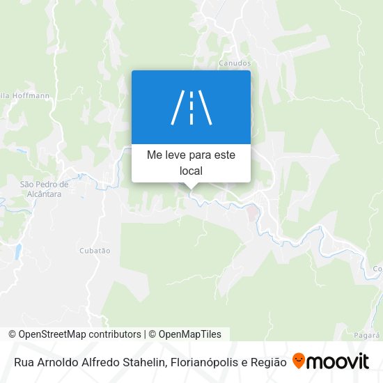 Rua Arnoldo Alfredo Stahelin mapa