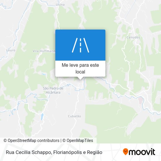 Rua Cecilia Schappo mapa