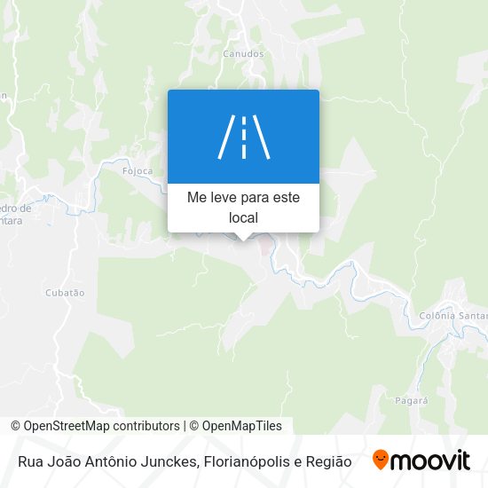 Rua João Antônio Junckes mapa