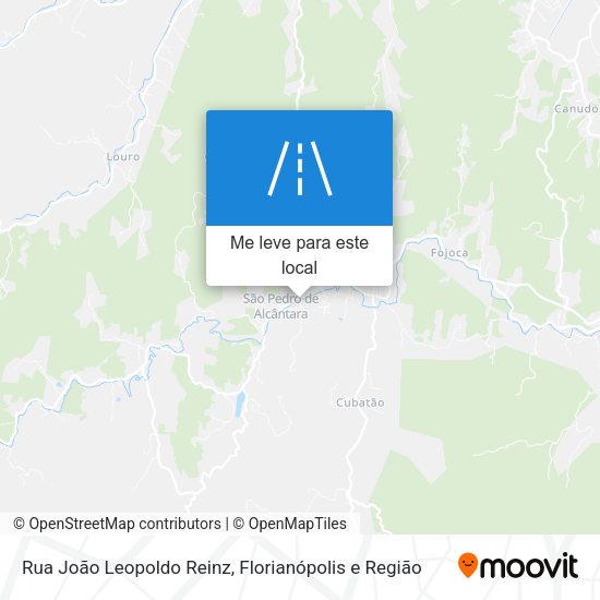 Rua João Leopoldo Reinz mapa