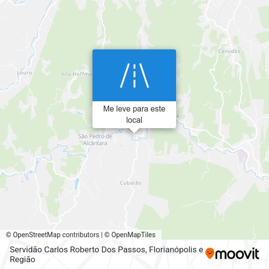 Servidão Carlos Roberto Dos Passos mapa