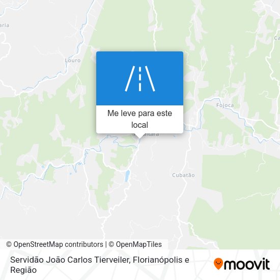 Servidão João Carlos Tierveiler mapa