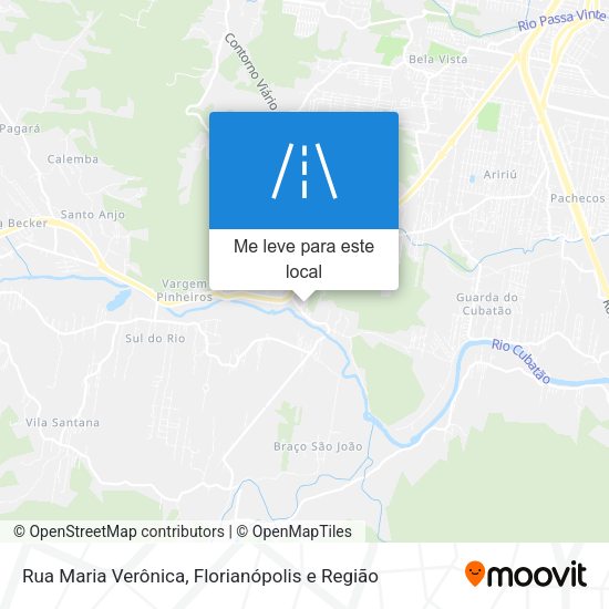 Rua Maria Verônica mapa