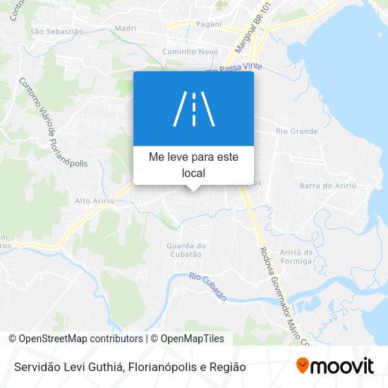 Servidão Levi Guthiá mapa