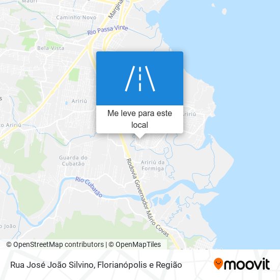 Rua José João Silvino mapa