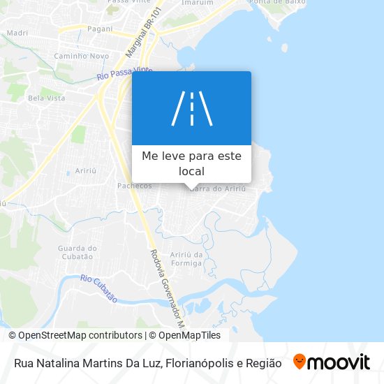 Rua Natalina Martins Da Luz mapa